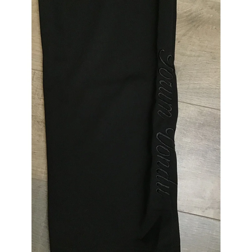 Forum Vondu Black American Harajuku Loose‎ Double Waist Sweatpants Size L NWOT